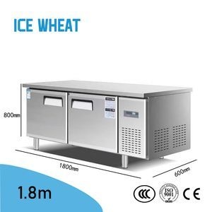 Ice Wheat Refrigerator Freezer 180*60*80cm Automatic Refrigeration