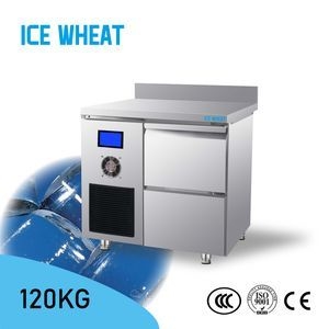 Commercial Ice Machine Refrigeration Equipment 120kg/Day Crescent Ice Fully Automatic