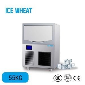 Ice Wheat Fully Automatic New Kitchen Ice Maker 55kg/Day Cube Ice